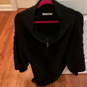 Zipper front knit cardigan Italian size TG 4